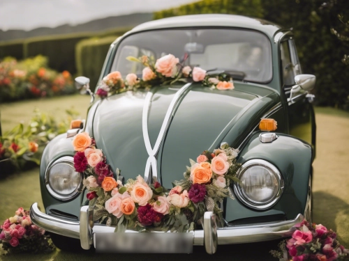 Autoschmuck Hochzeit ist eine Tradition Autoschmuck Hochzeit ist eine Tradition