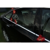 Weisse Herzen und roten Orchideen Autoschmuck