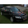 Weisse Herzen und roten Orchideen Autoschmuck