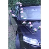 Autoschmuck für das Hochzeitsauto Mauve Rosen