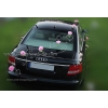 Autoschmuck Rosa Rosen und Herzen