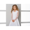 Bolero aus Satin und Ärmeln aus Spitze