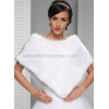 Herbst Brautstola Kunstfell Poncho