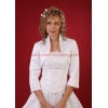 Brautbolero mit 3/4 Ärmel aus Satin