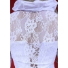 Braut Bolero Spitze Taft Krage