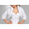 Winterhochzeit Warme Brautjacke Bolero Pelzoptik