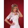 Braut Bolero aus Tüll mit Stickereien