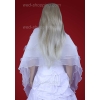 Braut Schal Stola Organza