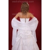 Brautschal aus Chiffon Brautkleid