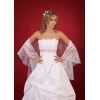 Brautschal aus glasig organza