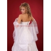 Brautschal aus glasig organza