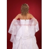 Brautschal aus glasig organza