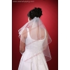 Brautschleier - 70cm Jabot