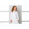 Eleganter Bolero aus Satin mit Fellkragen Kommunion