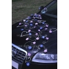 Hochzeitsschmuck für Auto violet-blau Gänseblümchen