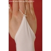 Satinhandschuhe  glatt, ohne Muster