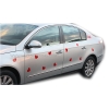 Magnetherzen Dekoration für das Brautpaarauto