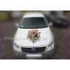 Hochzeitsauto Blumenstrauß Rosen und Orchideen - Rosa