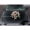 Hochzeitsauto Blumenstrauß Rosen und Orchideen - Rosa