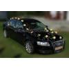 Gelbe Rosen Autoschmuck Hochzeit