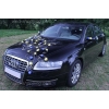 Hochzeitsschmuck für Auto gelb-blau Gänseblümchen