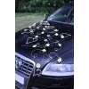 Schmuck für Hochzeitsauto gelben Gänseblümchen