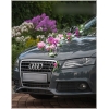 Hochzeitsblumen Auto Dekoration Hochzeit Rosa Weiß