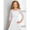 Kommunion Bolero Organza Spitze