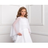 Kommunion Umhang aus Chiffon für Mädchen