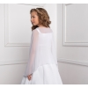 Kommunion Umhang aus Chiffon für Mädchen