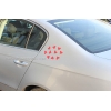 Magnet Herzen für Hochzeit Auto rot