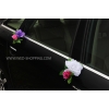 Blumenschmuck für Hochzeitsauto