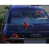 Brautauto Schmuck Rot Blumen