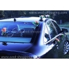 Brautauto Schmuck Salmon Blumen