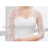 Hochzeit Bolero aus Spitze mit Pailletten