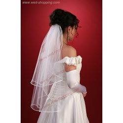 Brautschleier bis zur Taille