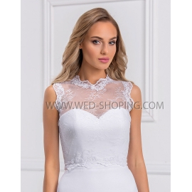 Ärmelloses Spitzentop Hochzeit