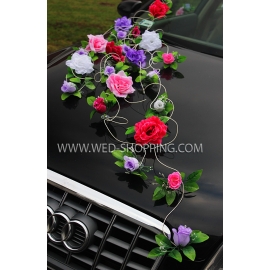 Blumenschmuck fÃ¼r Hochzeitsauto