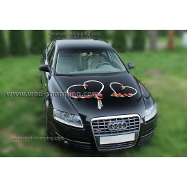 Hochzeit Rot Tulpen Kunstblumen Autoschmuck