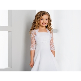 Bolero aus Spitze für Blumenmädchen 2/3 Ärmeln