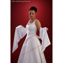 Braut Schal aus Taft zur Hochzeit