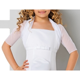 Erste Kommunion Bolero Jacket aus Tüll Kurzarm