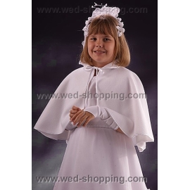 Erstkommunion cape aus Fleece