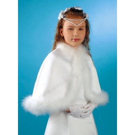 Kommunioncape aus satin