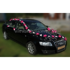 24 künstliche rosa Dahlien