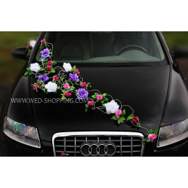 Blumenschmuck fÃ¼r Hochzeitsauto