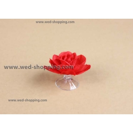 Rot Rosen mit Saugnäpfen für Hochzeitsauto Dekoration