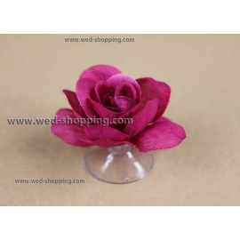 Burgund Rosen mit Saugnäpfen für Hochzeitsauto Dekoration