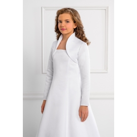 Satin Bolerojacke für Mädchen mit Stehkragen
