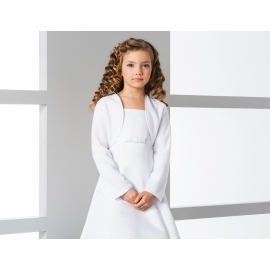 Warme Bolero aus Fleece für Erstkommunion